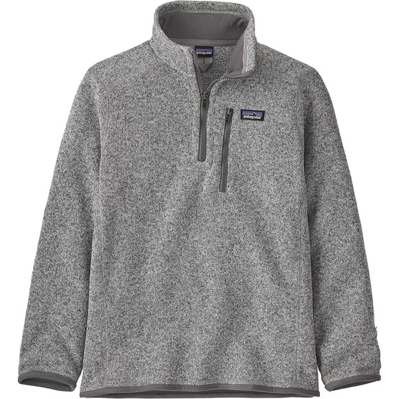 Patagonia Sweaters - Patagonia Women's Heather Gray Quarter-Zip Sweater